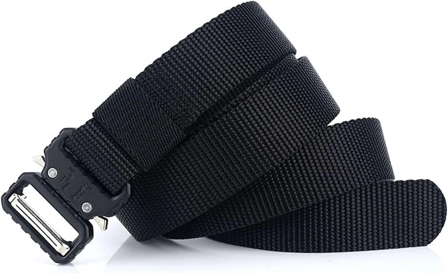 1 Inch Nylon Tactical Belt Quick Release Metal Buckle Heavy Duty Military Sports Skinny Webbing Work Belts for Men