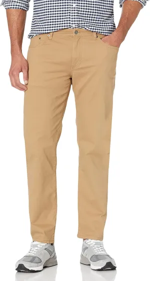 Amazon Essentials Men's Pants, Relaxed-Fit, 5-Pockets, Stretch Twill