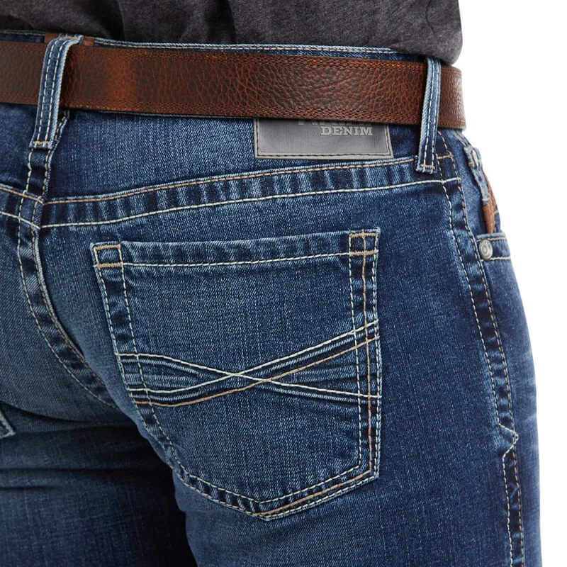 ARIAT M7 Rocker Stretch 3D Grafton Straight Jean PINEWASH