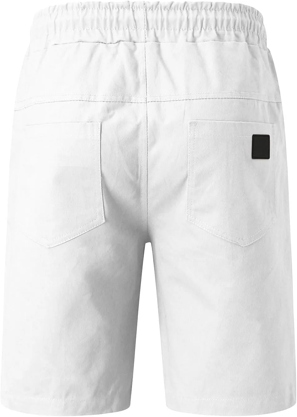 Athletic Shorts for Men Elastic Waist Stretch Casual Summer Shorts Plus Size Classic Lightweight Baggy Chino Beach Pants