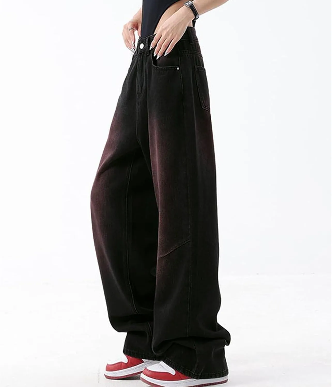 Baggy Jeans for Women Wide Leg Jeans High Waist Y2K Cargo Pants Casual Loose Boyfriends Trousers Vintage Streetwear