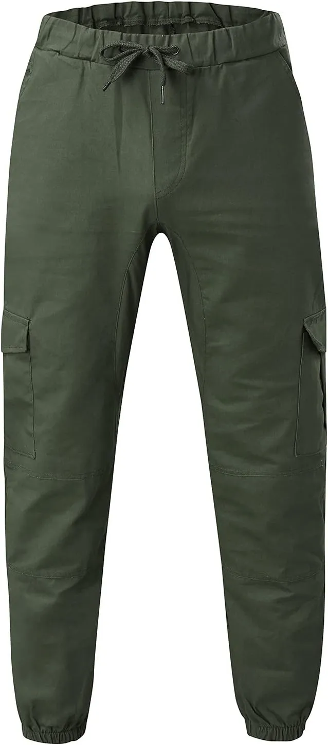 BIFUTON Mens Cargo Pants, Men's Athletic Workout Joggers Lightweight Running Pants Casual Jogging Gym Sweatpants Active Pants