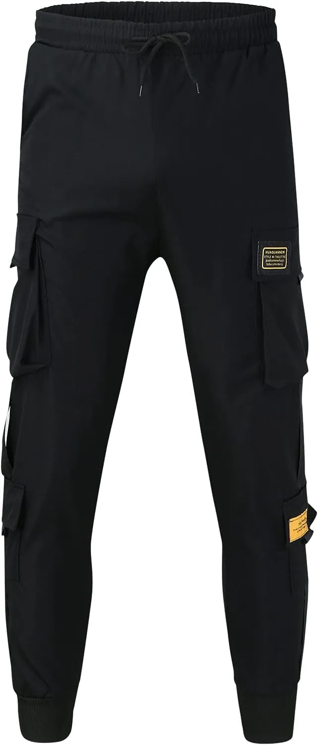 Cargo Pants for Men Joggers Pants Hiking Outdoor Twill Track Jogging Sweatpants Pants Men's Sweatpants Casual Lounge