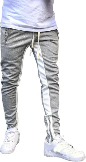Cargo Pants for Men Relaxed Fit Drawstring Work Joggers with Pockets Mens Casual Pants Stretch Slim Fit Workout Pants