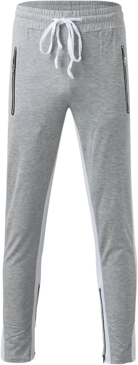 Cargo Pants for Men Relaxed Fit Drawstring Work Joggers with Pockets Mens Casual Pants Stretch Slim Fit Workout Pants