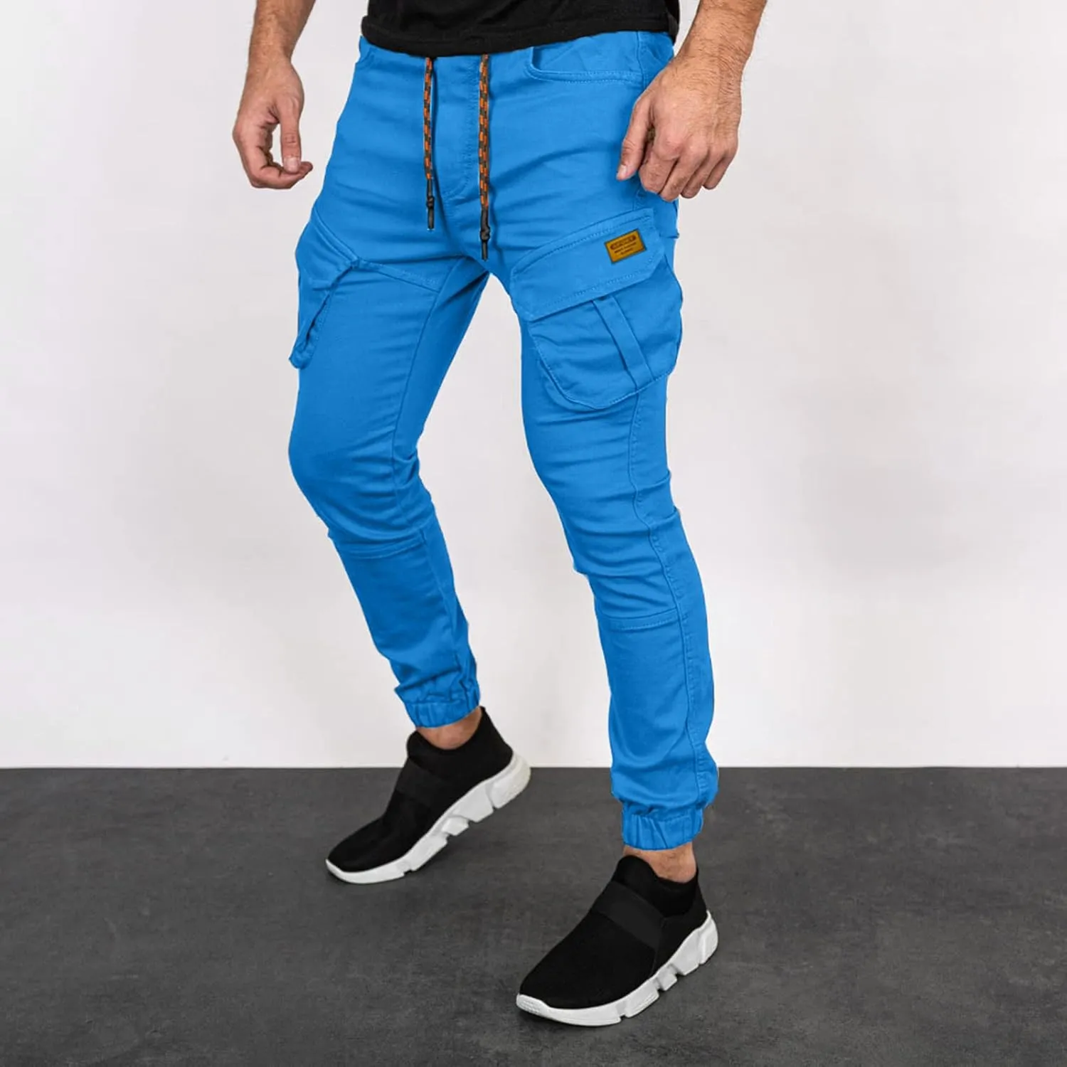 Cargo Pants for Men Relaxed Fit Multi Pockets Outdoor Sports Trousers Mens Casual Joggers Pants Big and Tall Athletic