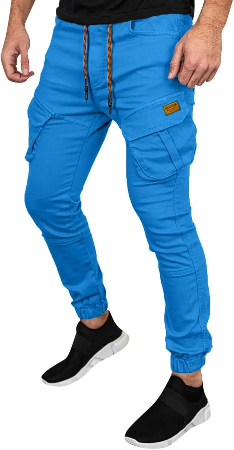 Cargo Pants for Men Relaxed Fit Multi Pockets Outdoor Sports Trousers Mens Casual Joggers Pants Big and Tall Athletic