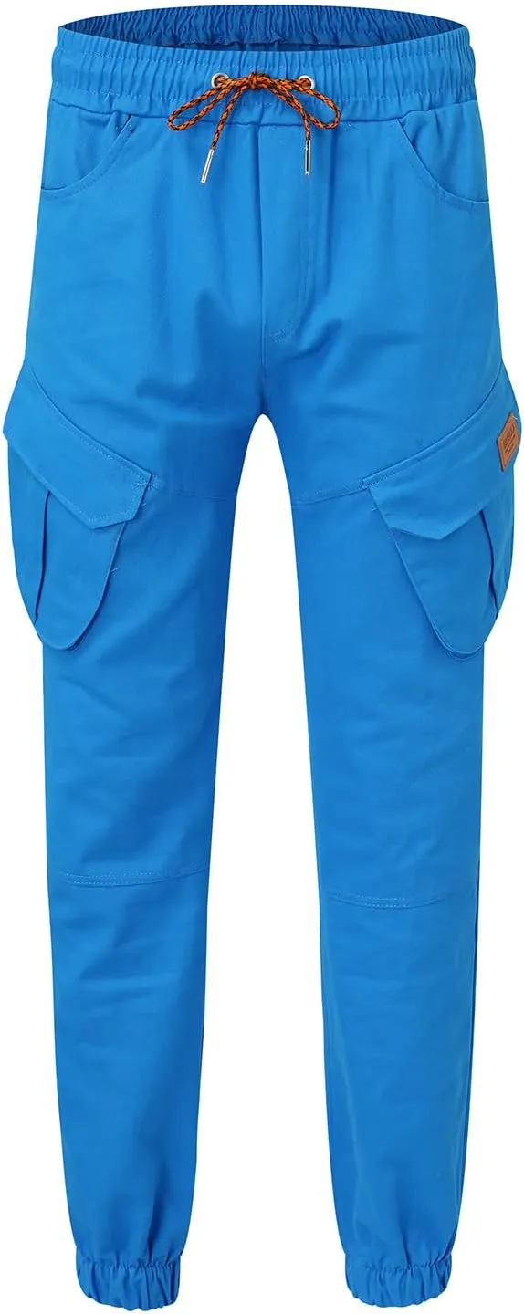 Cargo Pants for Men Relaxed Fit Multi Pockets Outdoor Sports Trousers Mens Casual Joggers Pants Big and Tall Athletic