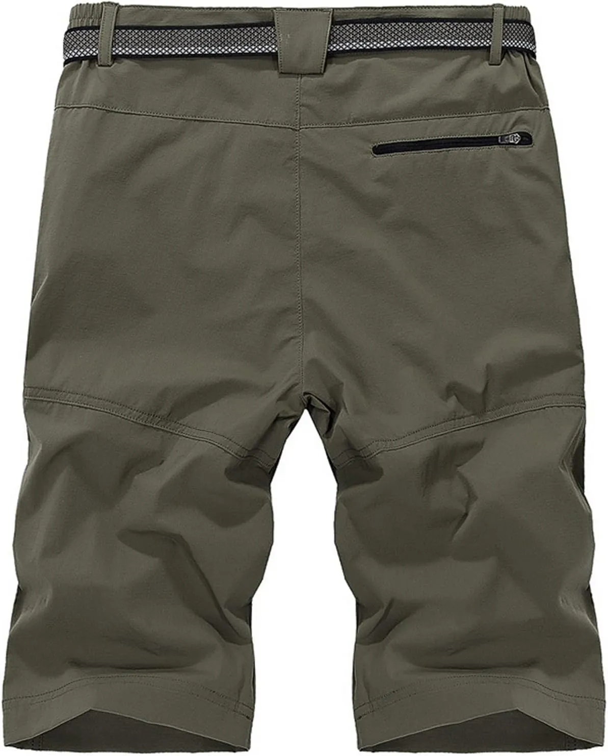 Cargo Shorts Men Elastic Waist Multi Pocket Outdoor Fashion Work Utility Shorts Casual Outdoor Hiking Athletic Shorts