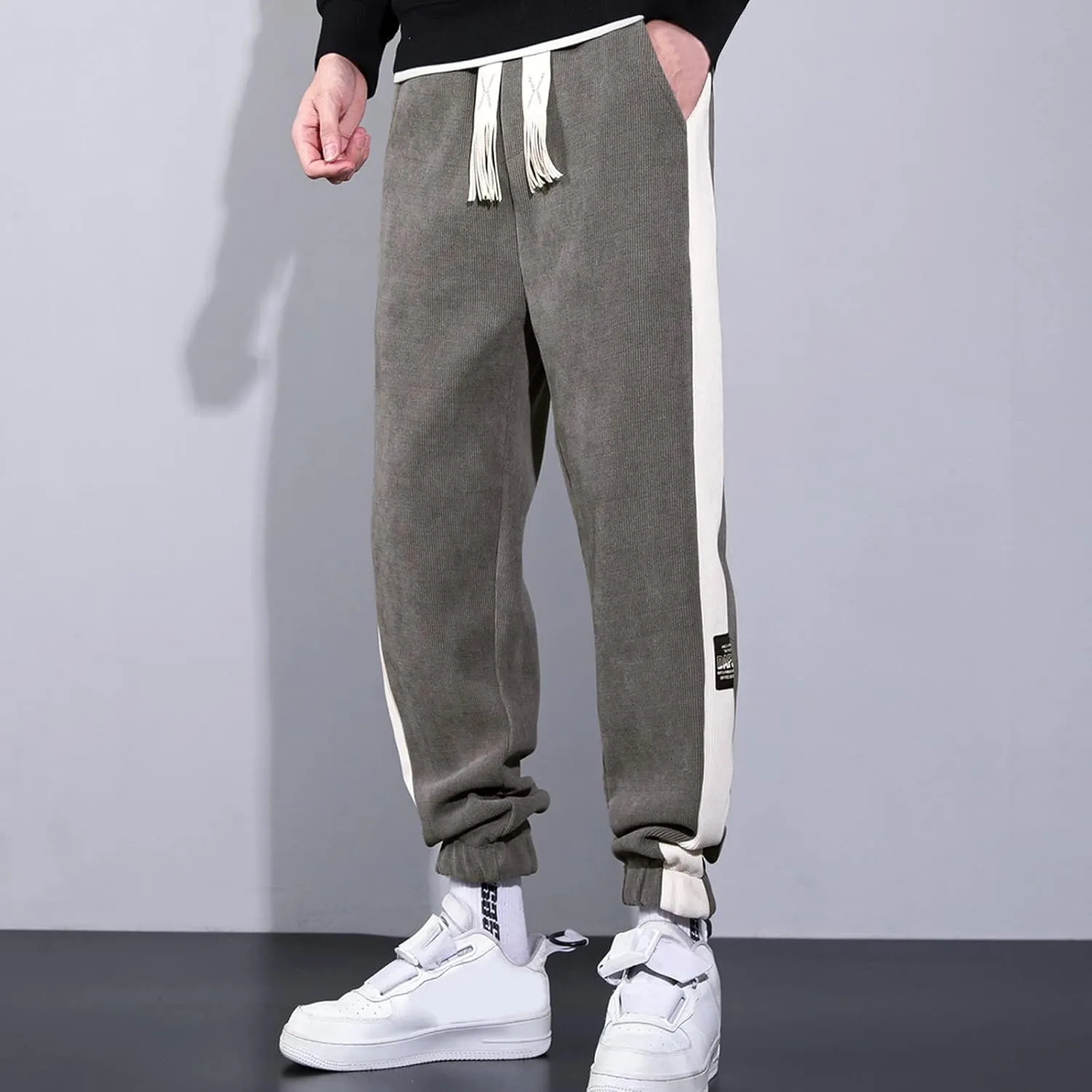 Cargo Sweatpants for Men Trousers Cargo Pants for Men Relaxed Fit Casual Slim Beach Work Streetwear Khaki Baggy Pants