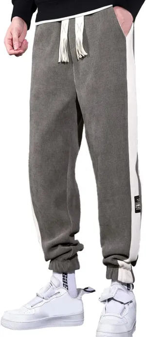 Cargo Sweatpants for Men Trousers Cargo Pants for Men Relaxed Fit Casual Slim Beach Work Streetwear Khaki Baggy Pants