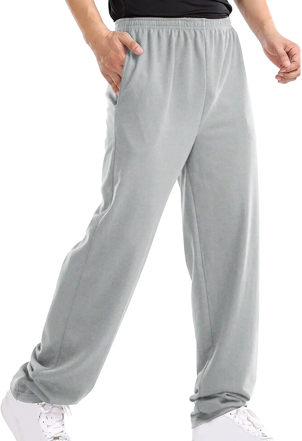 Cargo Trousers for Men Sweatpants for Men Fashion Men's Sport Color Bandage Casual Loose Sweatpants Drawstring Pant