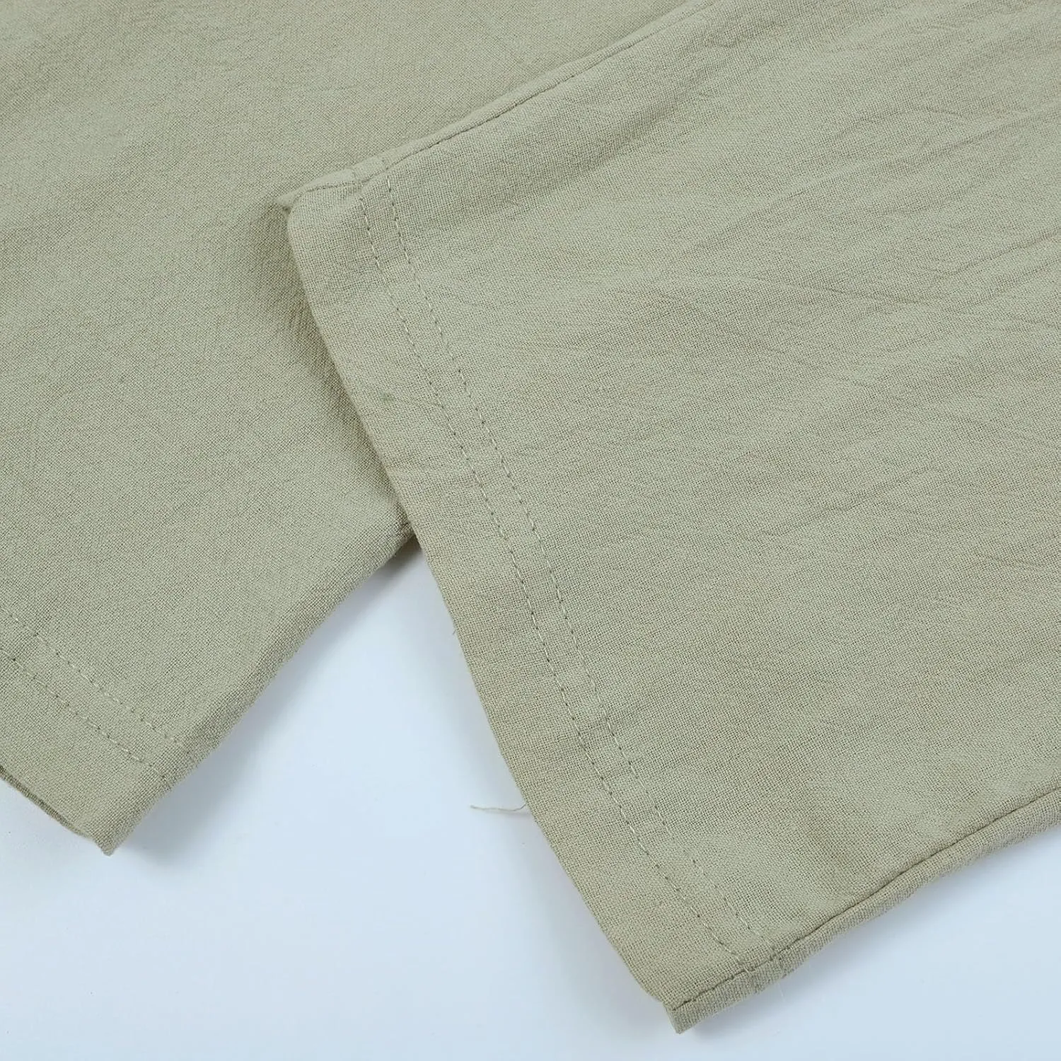 Casual Linen Pants for Men Breathable Loose and Light Sports Yoga Pants Summer Long Trousers with Pockets
