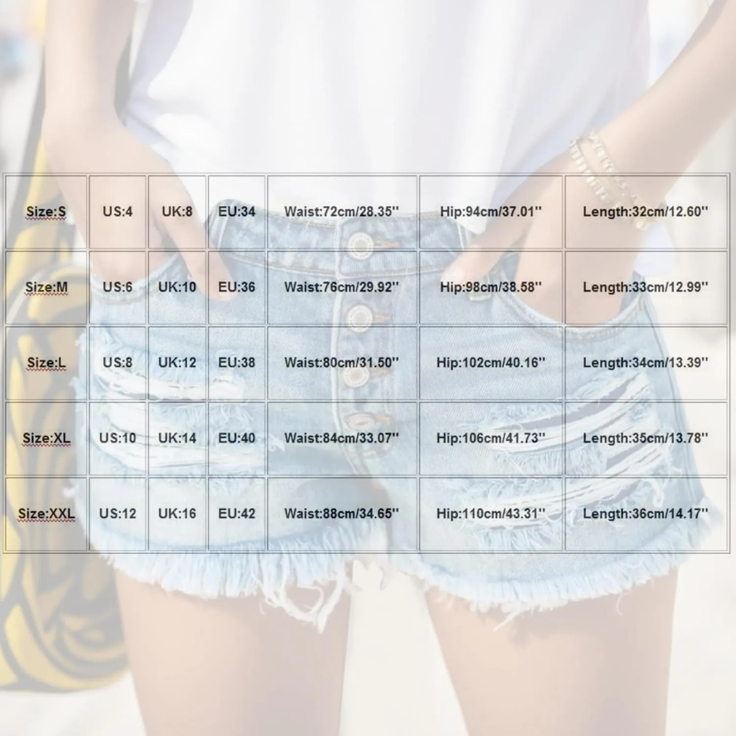 Denim Shorts Women High Waisted Jeans Shorts for Women Stretchy Hot Short Jeans Ripped Jean Short