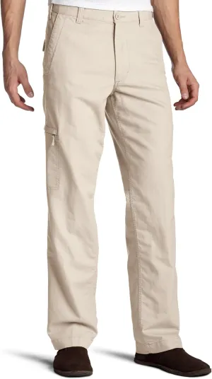 Dockers Men's Classic Fit Comfort Cargo Pants, Light Buff, 38W x 31L