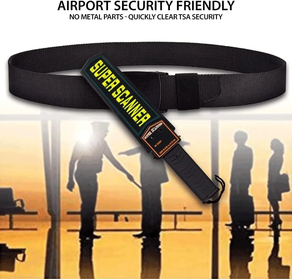 EcoGear FX Nylon Belts for Men - Adjustable Canvas Tactical Men Belt With Plastic Buckle 1.5 inch Width