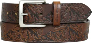 Eddie Bauer Men's Leather Belt | Casual | Everyday | Jeans | Trousers | Chinos | Metal Buckle