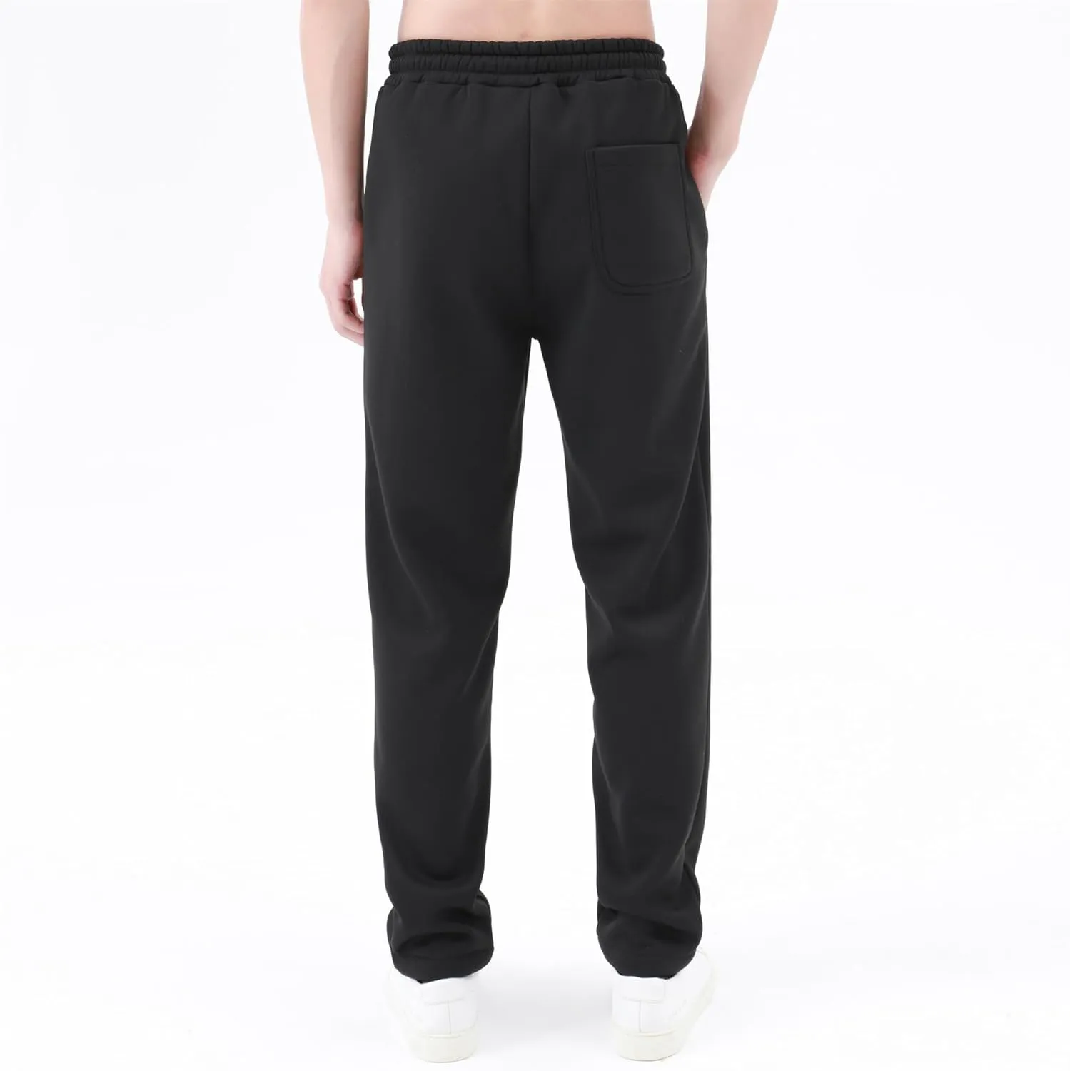 evzosrz Men's Sherpa Lined Sweatpants Fleece Active Running Jogger Pants Winter Warm Lounge Athletic Track Jogger Pants