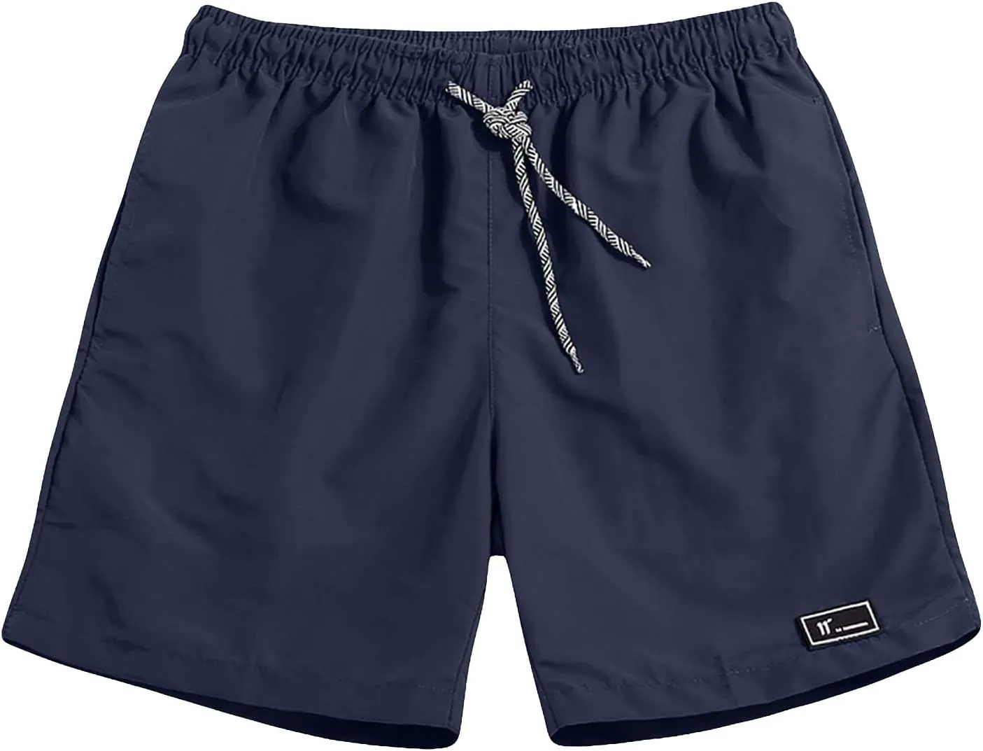 Finelylove Mens Shorts Summer Vacation Beach Shorts Relaxed Fit Drawstring Running Shorts Quick Dry Casual Resort Wear