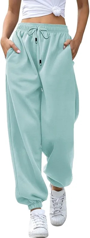 Hands Jogger for Women Track Athletic Pants High Waisted Straight Leg Sweatpants Summer Low Rise Running Jogger