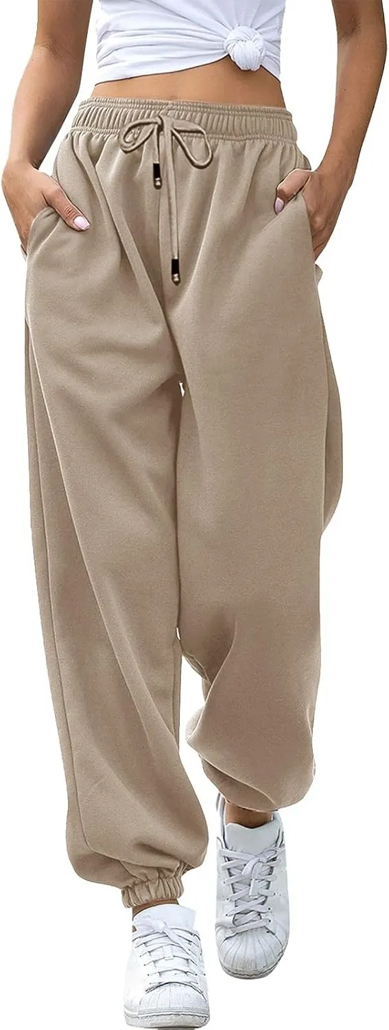 Hands Jogger for Women Track Athletic Pants High Waisted Straight Leg Sweatpants Summer Low Rise Running Jogger