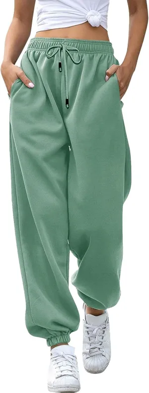Hands Jogger for Women Track Athletic Pants High Waisted Straight Leg Sweatpants Summer Low Rise Running Jogger