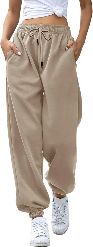 Hands Jogger for Women Track Athletic Pants High Waisted Straight Leg Sweatpants Summer Low Rise Running Jogger