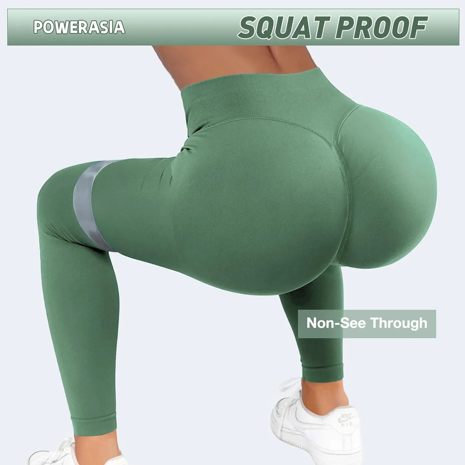 Impact Hidden Scrunch Butt Leggings for Women Mid Low Waist Gym Workout Legging Tummy Control Booty Lifting Yoga Pants