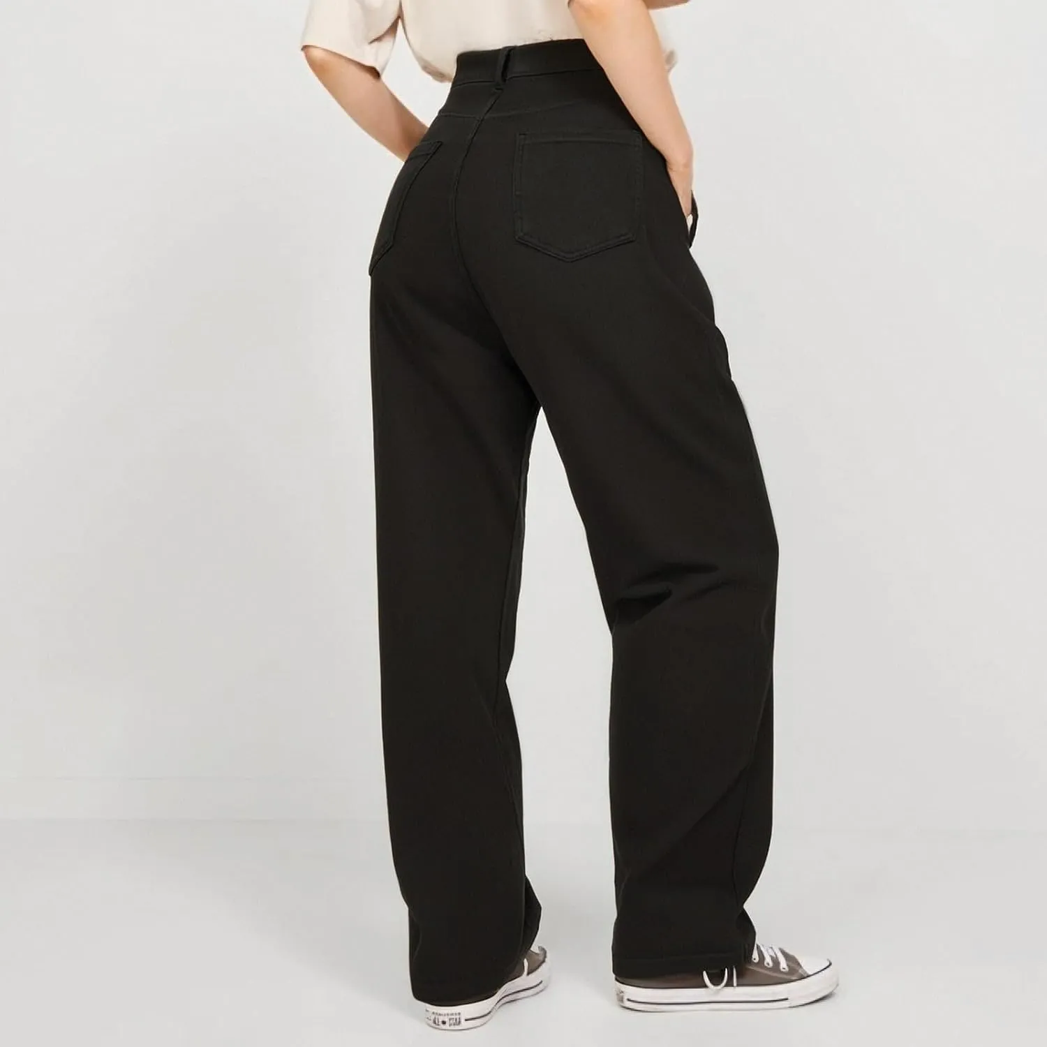 Jeans for Women, Sweatpants Relaxed Wide Leg Jeans High Waisted Straight Denim