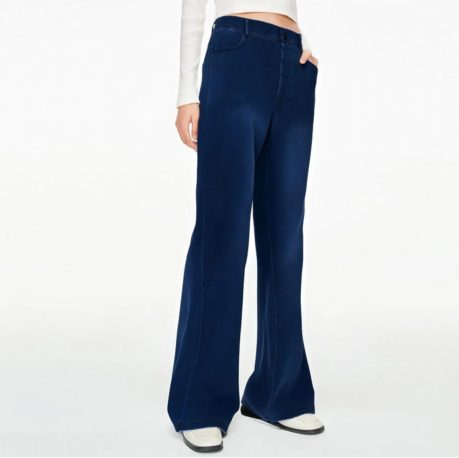 Jeans for Women, Sweatpants Relaxed Wide Leg Jeans High Waisted Straight Denim