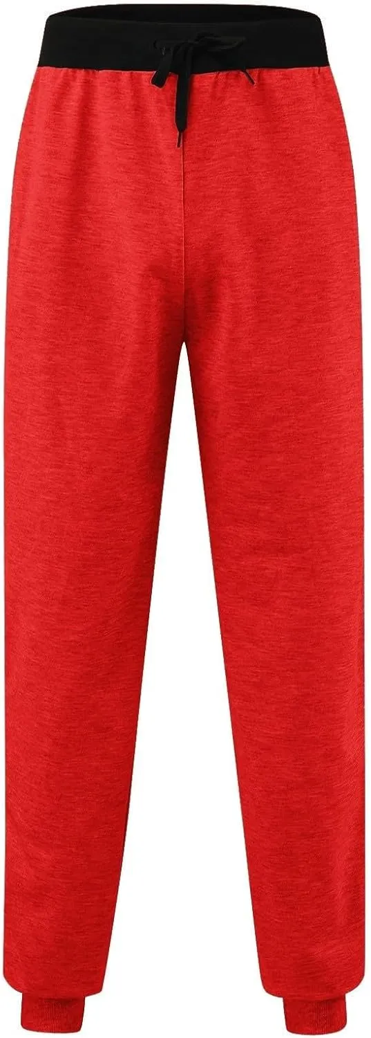 Jogger Sweatpants Women Drawstring Petite Pants Stretch Active Pants Jogger Fleece Trousers Pants with Zipper Pocket