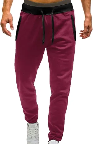 Jogger Sweatpants Women Drawstring Petite Pants Stretch Active Pants Jogger Fleece Trousers Pants with Zipper Pocket