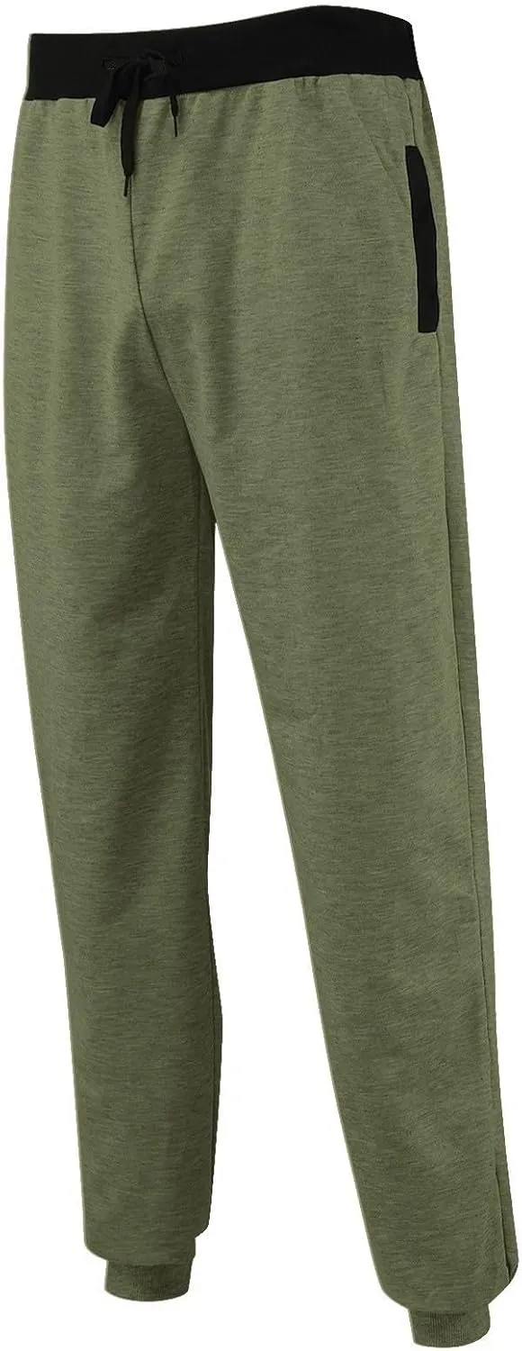 Jogger Sweatpants Women Drawstring Petite Pants Stretch Active Pants Jogger Fleece Trousers Pants with Zipper Pocket