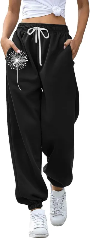 Joggers for Women 2024 Joggers Pants Workout High Waisted Yoga Pants with Pockets 3X Athletic Pants Comfortable
