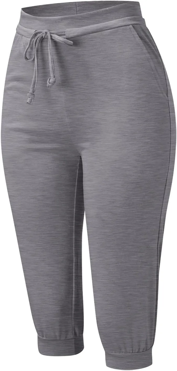 LCMTWX Running Shorts Cropped Elastic Pants for Women Fashion Casual Fashion Shorts Trousers Solid Ppants Running Shorts