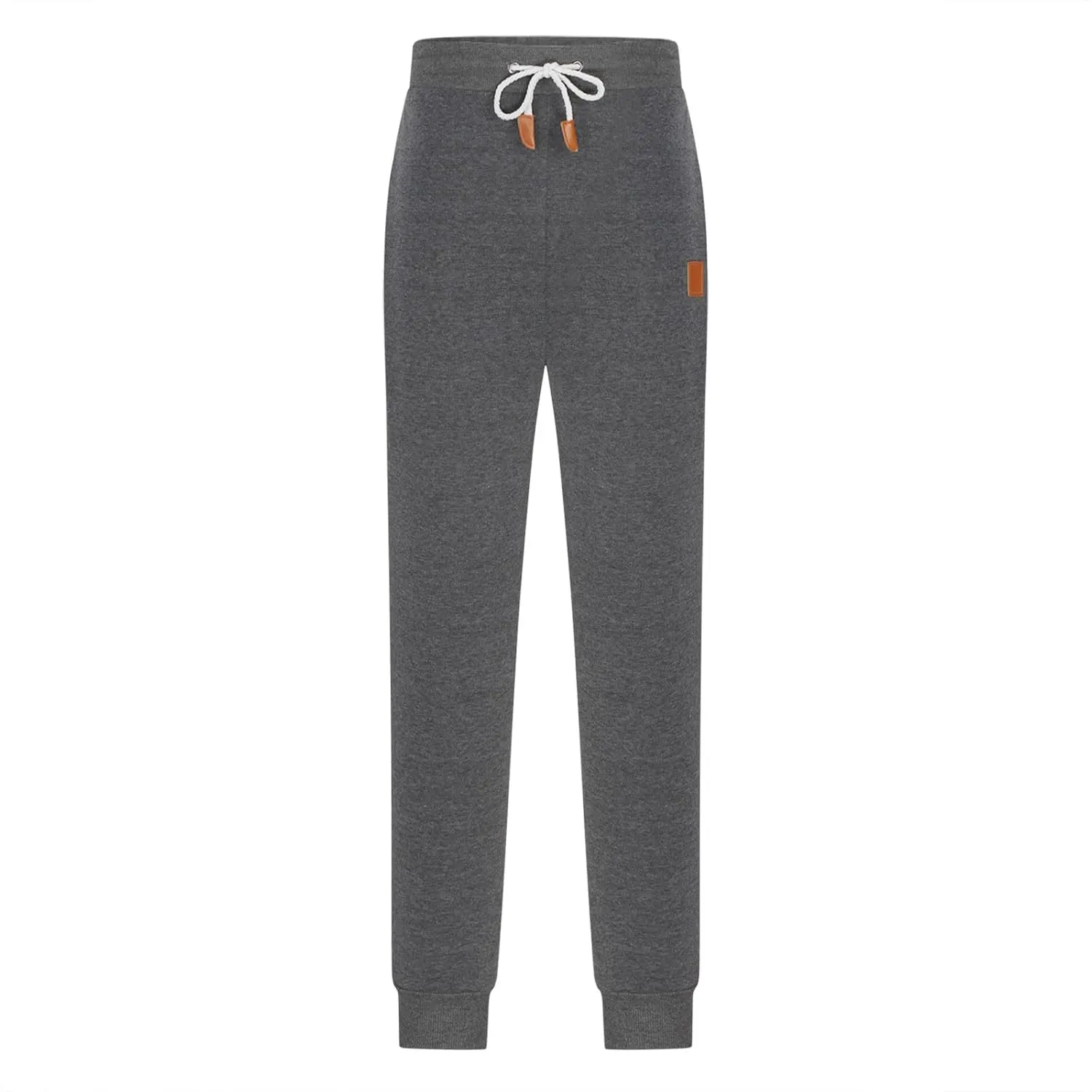 Mens Casual Joggers Pants Drawstring Chino Pants Hiking Outdoor Track Jogging Sweatpants Pants Elastic Waist Tracksuit Pants
