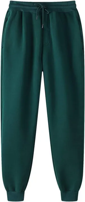 Men's Hiking Pants Relaxed Fit Drawstring Elastic Waist Joggers Sweatpants Sports Athletic Trousers with Pockets