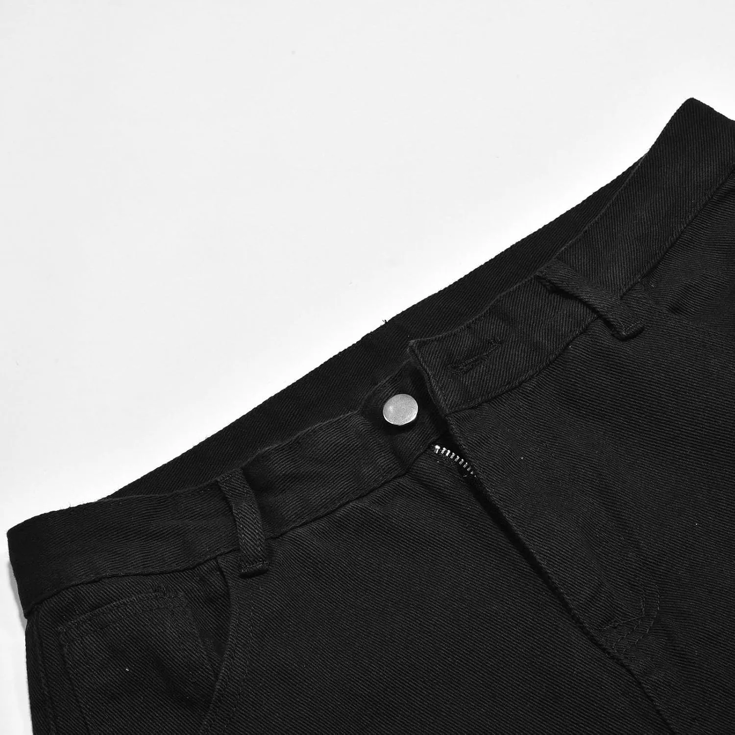 Men's Regular Fit Baggy Hip Hop Star Pants Denim Loose Goth Fashion Streetwear Jeans for Man Mend Jeans Straight Fit