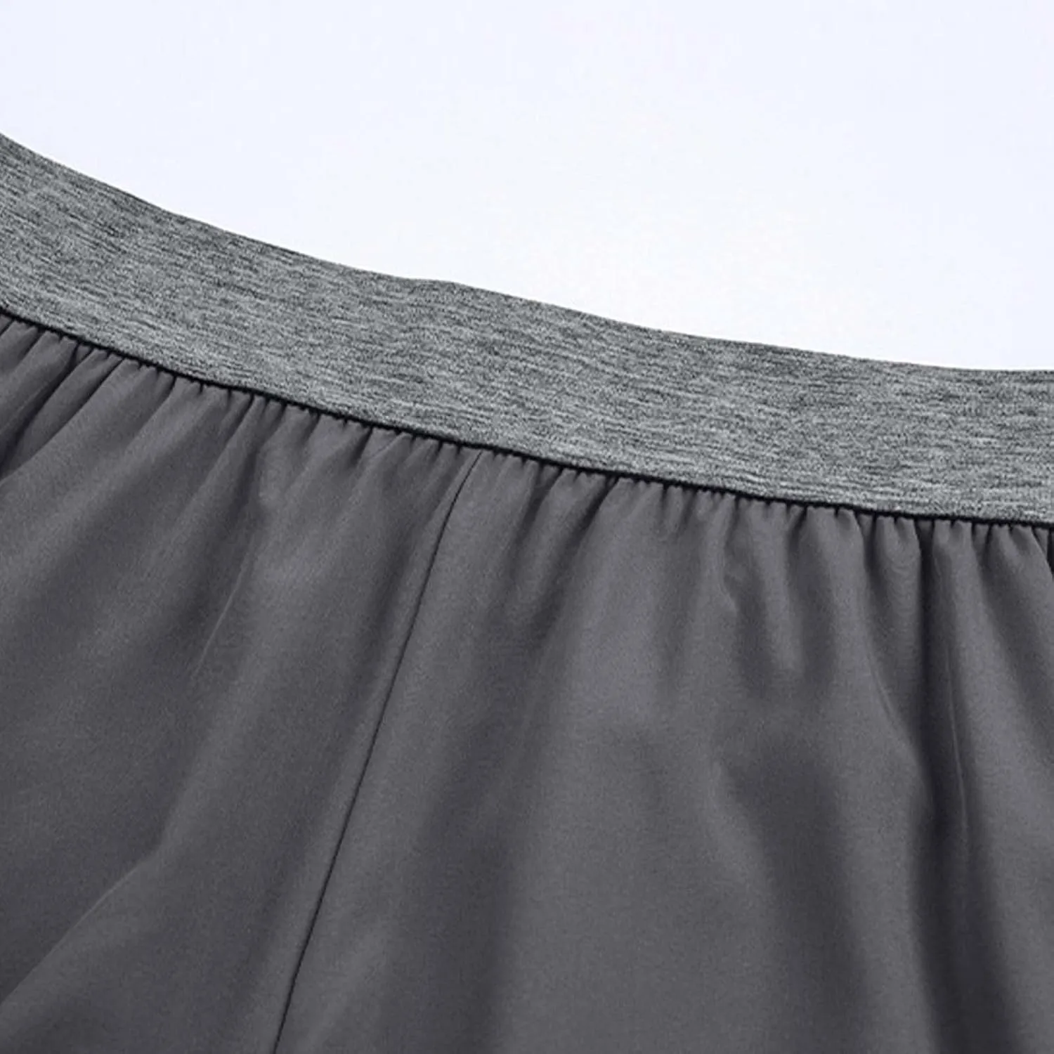 Mens Running Shorts Quick Dry Gym Athletic Workout Shorts Casual Elastic Waist Summer Shorts with Side Pockets