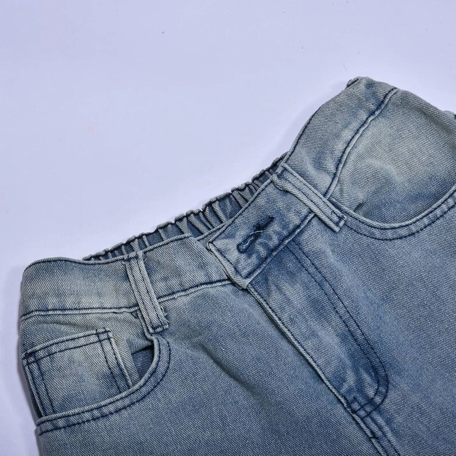 Mens Star Graphic Y2K Baggy Jeans Relaxed Fit Casual Hip Hop Wide Leg Trousers Fashion Loose Denim Pants Streetwear