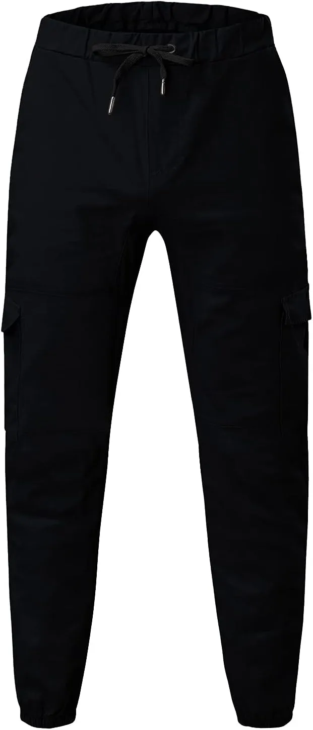 Mens Sweatpants with Pockets Big and Tall Cargo Pants Black Camo Cargo Pants Men All Season Fit Pant Casual All Solid