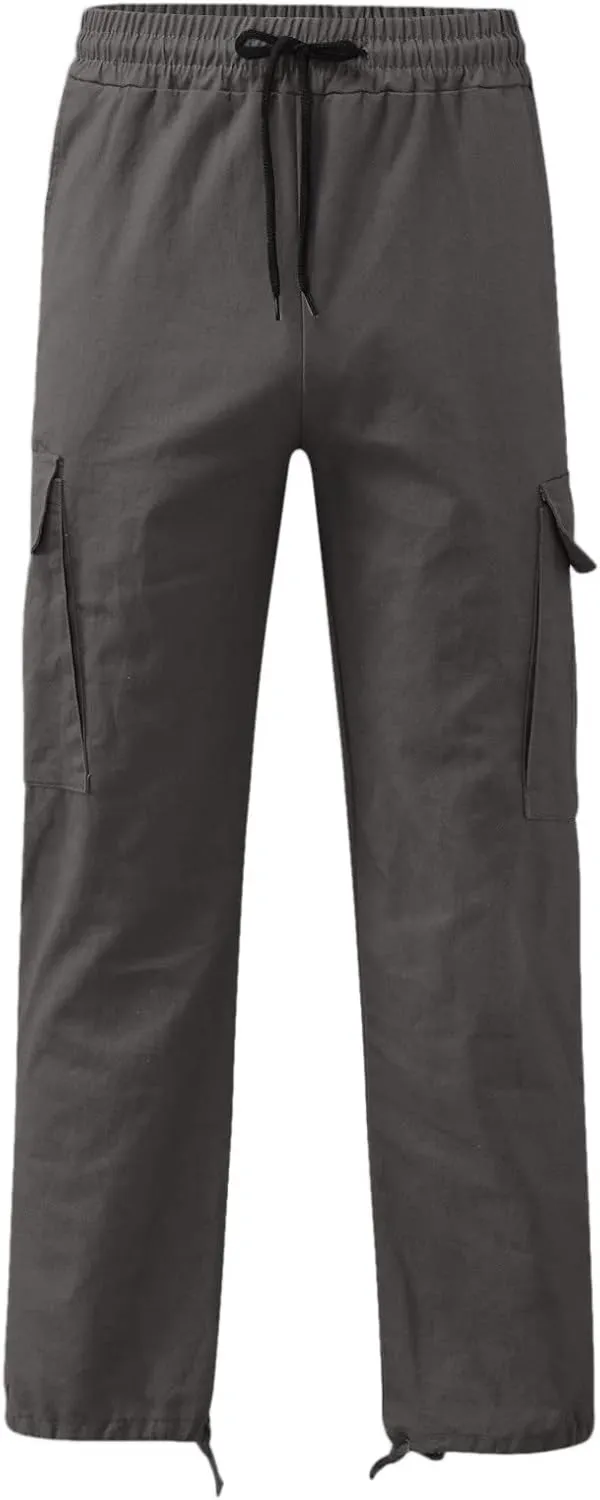 Mens Sweatpants with Pockets Big and Tall Pants Cargo Pants for Men Stretch Men's Regular Fleece Pants Winter Casual