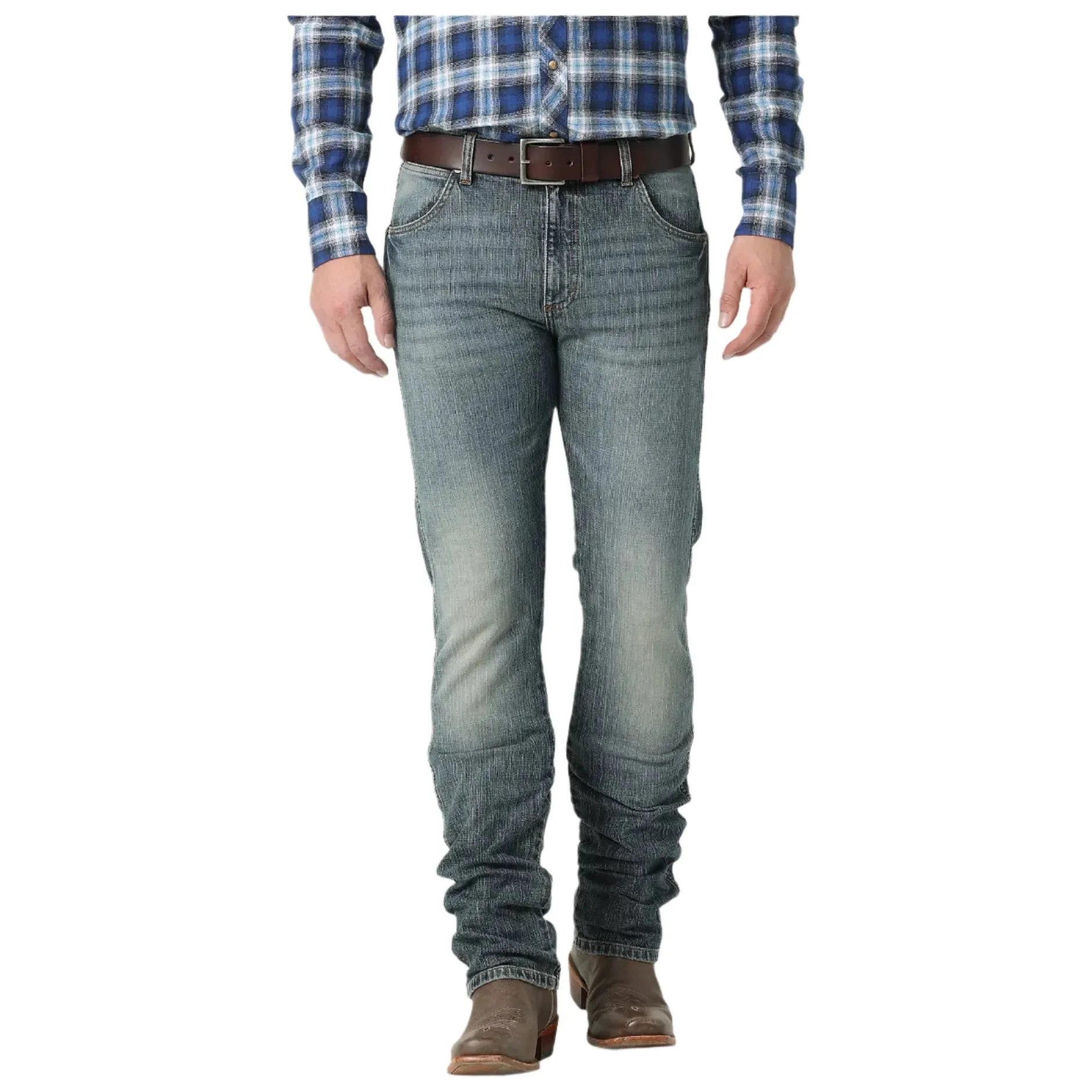 Men's Wrangler Dark Knight Retro Slim Straight Leg Jean 112318445