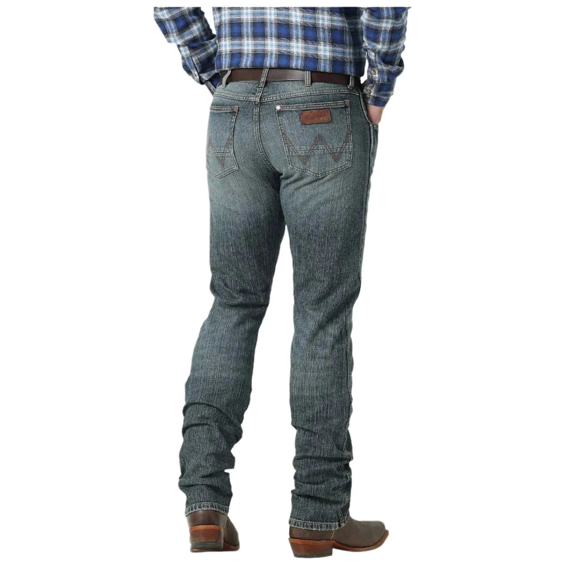 Men's Wrangler Dark Knight Retro Slim Straight Leg Jean 112318445
