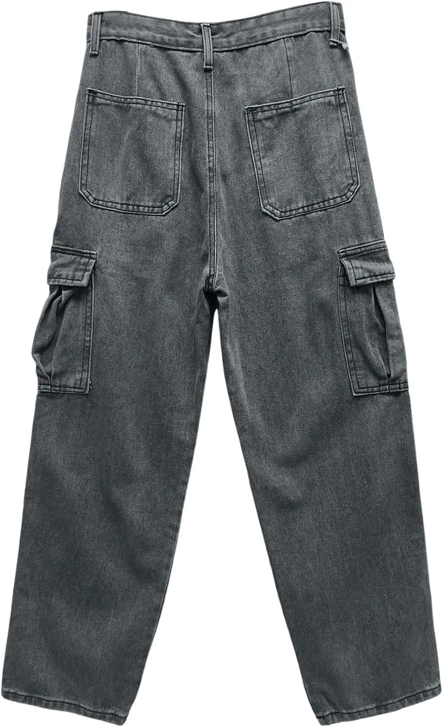 Mens Y2k Jeans Star High Waisted Hip Hop Y2K Streetwear Jeans Loose Baggy Embroidery Aesthetic Harajuku Denim Pants Trousers