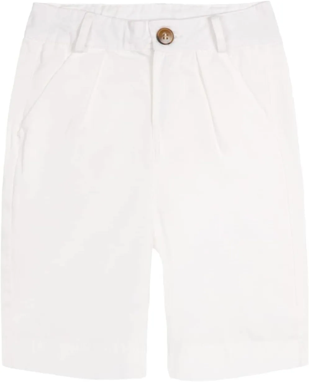 Mud Kingdom Boys Shorts School Uniform Flat Front Twill Chino Shorts 4-16 Years