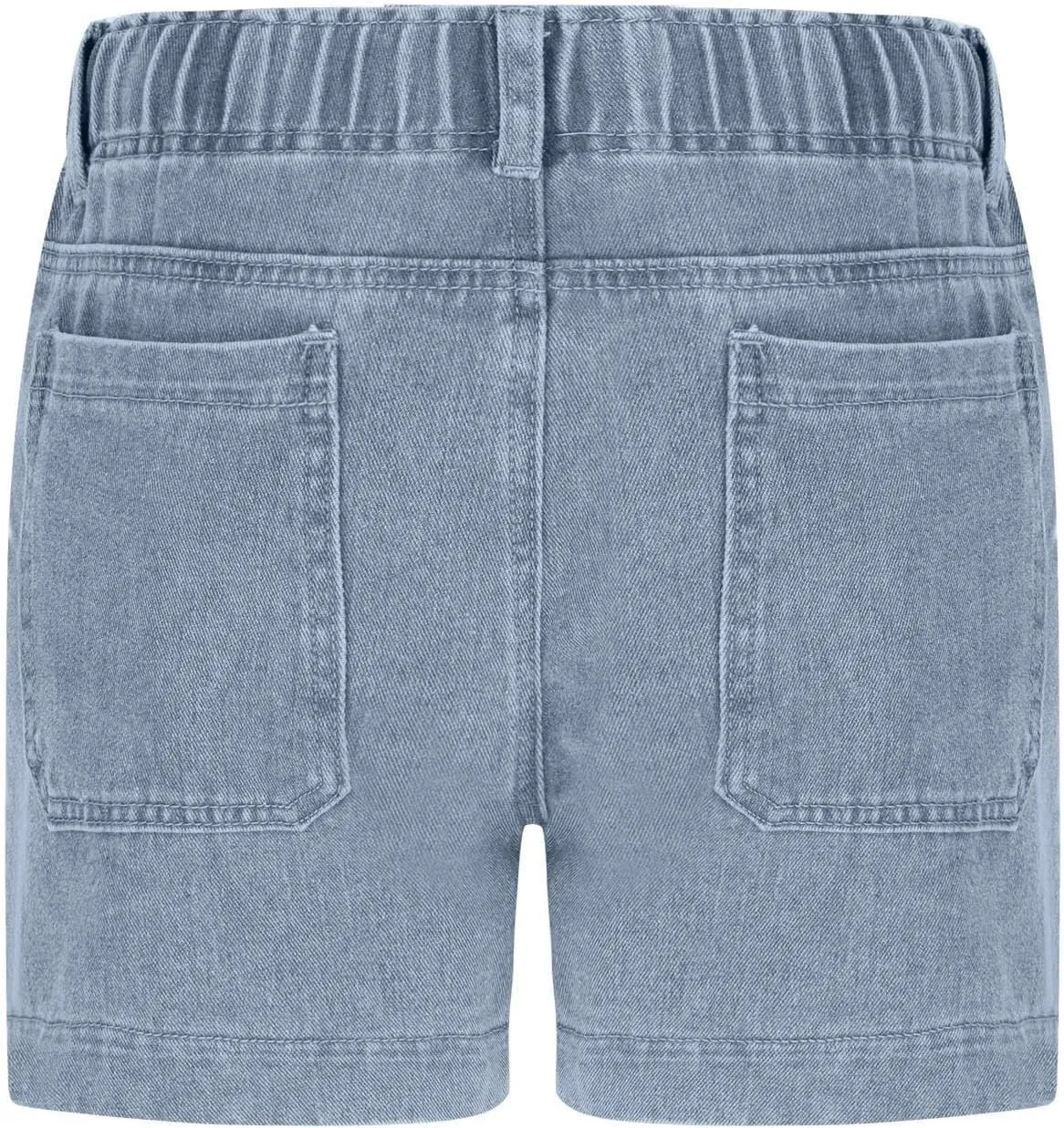 Palaver Jean Shorts Womens Summer Casual Elastic High Waisted Pull On Jorts with Pockets Stretchy Denim Shorts