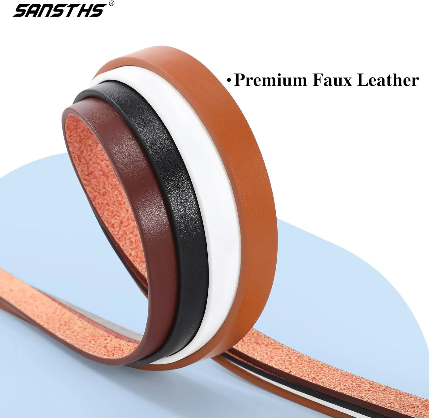 SANSTHS 4 Pack Women Thin Belts for Jeans Dresses Coats Skinny Women Belt with Gold Alloy Buckle