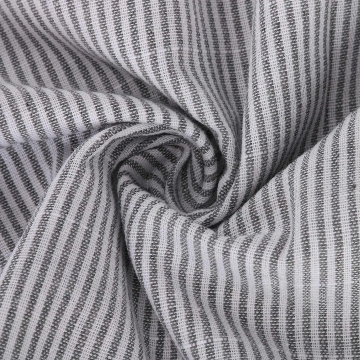 Stripe Maxi Shirt Dresses Women Long Sleeve V Neck Long Dress Cotton Linen Kaftan Dress Button Down Cardigan Dress