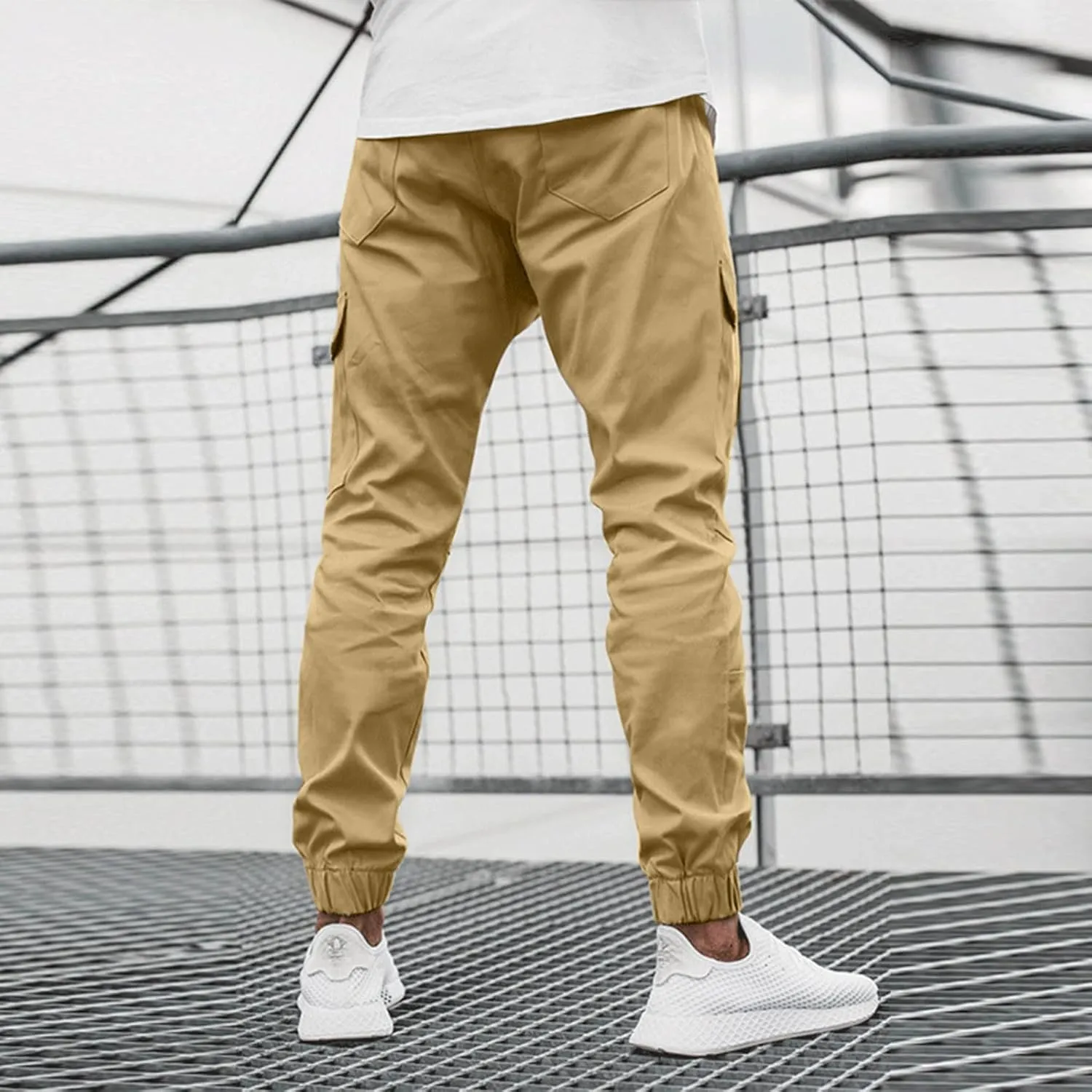 Sweatpants for Men Big and Tall Casual Mens Gifts Cargo Pants Hiking Workout Joggers Pants with Pockets Camping Pants